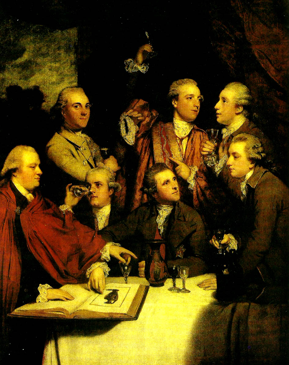 members of the society of dilettanti